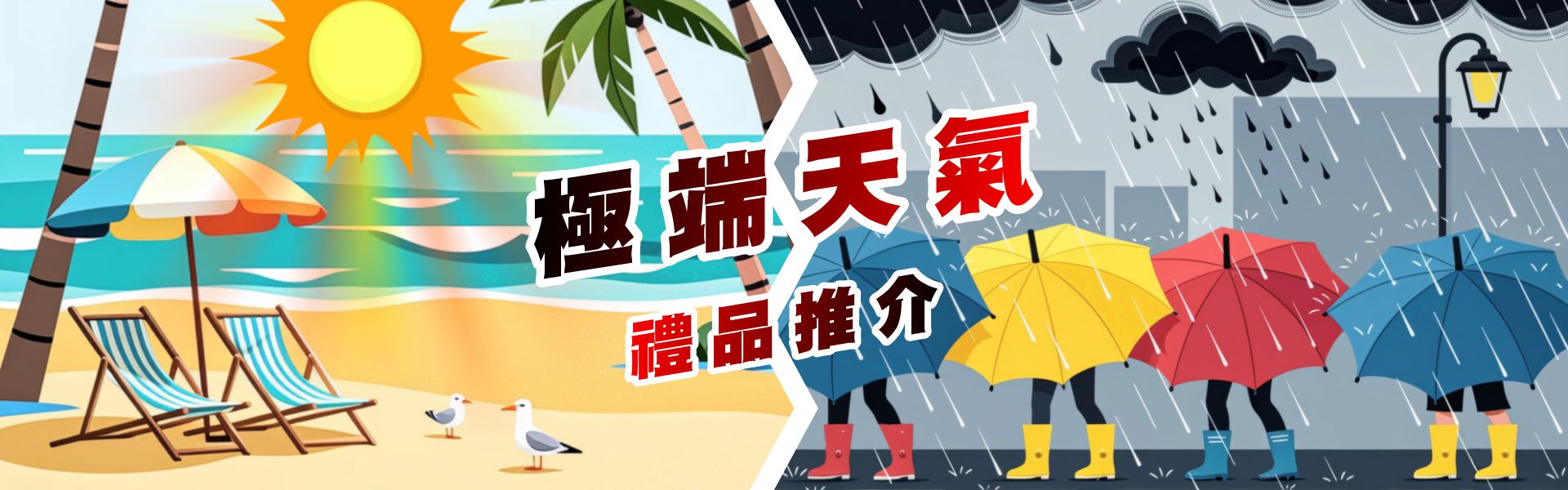 極端天氣之禮品推介