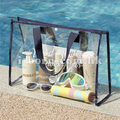 產品：大容量透明手提收納袋