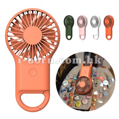 登山扣帶燈手提風扇