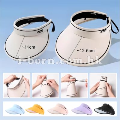 產品：可摺疊空頂遮陽帽