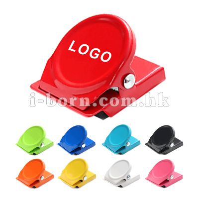 產品：圓形磁鐵金屬夾